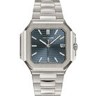  Patek Philippe Cubitus Sunburst Blue Gray Dial 40 White Gold 7128/1G