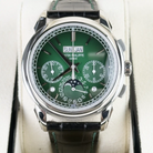 Patek Philippe Grand Comlications Green Dial Leather Strap 5270p-014 - Front