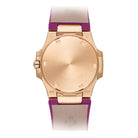 Patek Philippe Ladies Nautilus Purple Dial Rose Gold 32mm 7010R - Case back