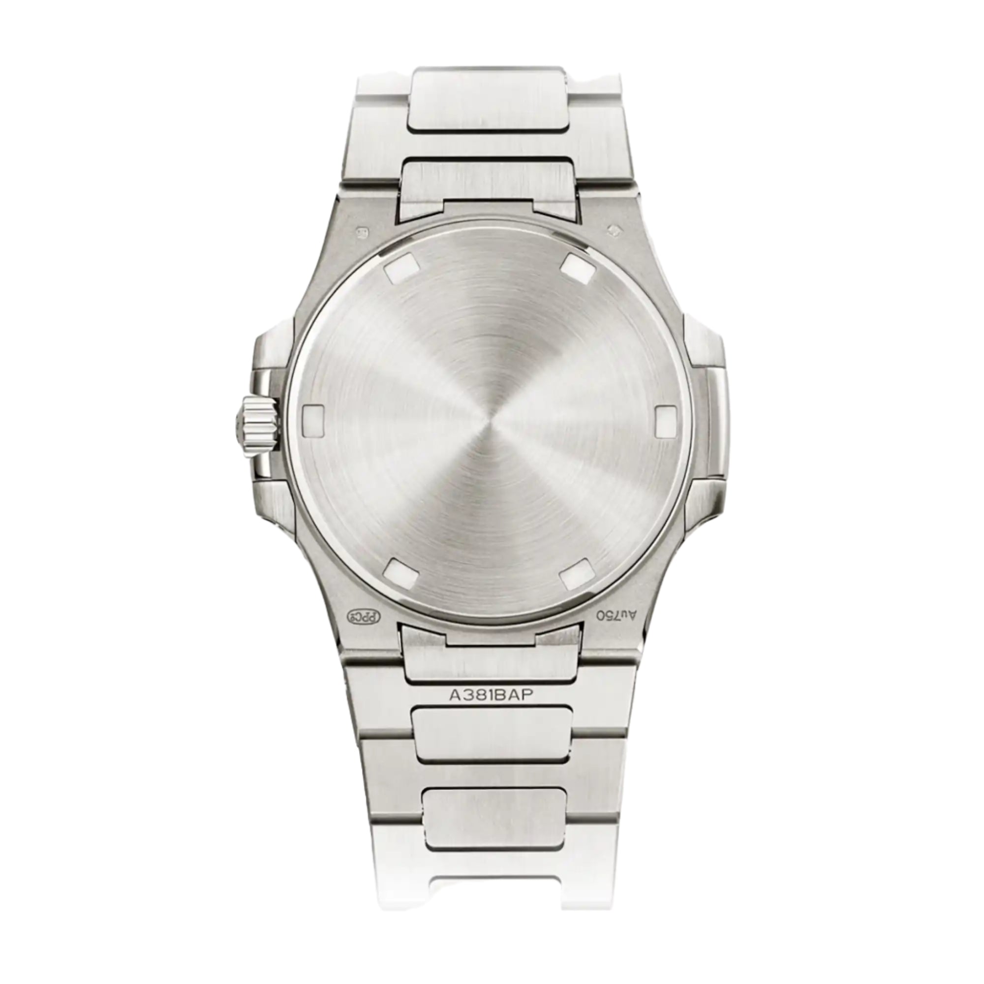 Patek Philippe Nautilus Azure Blue Dial White Gold 32mm 7010/1G - Case back