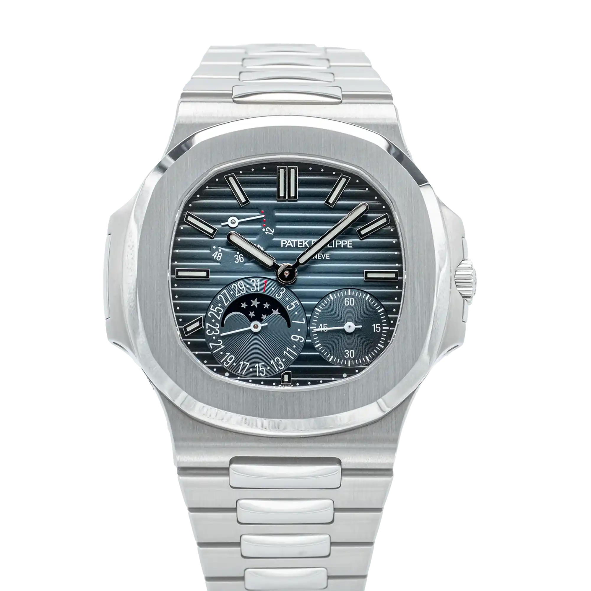 Patek Philippe Nautilus Blue Dial Steel 5712/1A - Pre-owned
