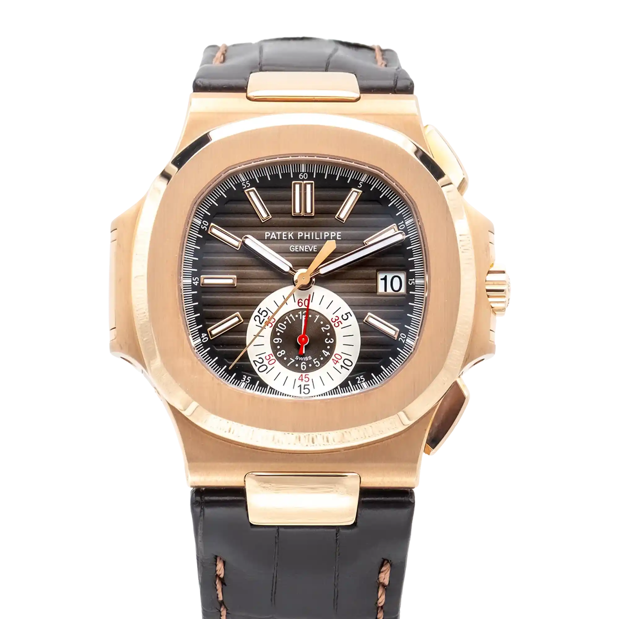 Patek Philippe Nautilus Chronograph Brown Dial 5980R-001