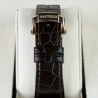 Patek Philippe Nautilus Chronograph Brown Dial 5980R-001 - 2020 Retail Ready - Clasp