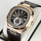 Patek Philippe Nautilus Chronograph Brown Dial 5980R-001 - 2020 Retail Ready - Right