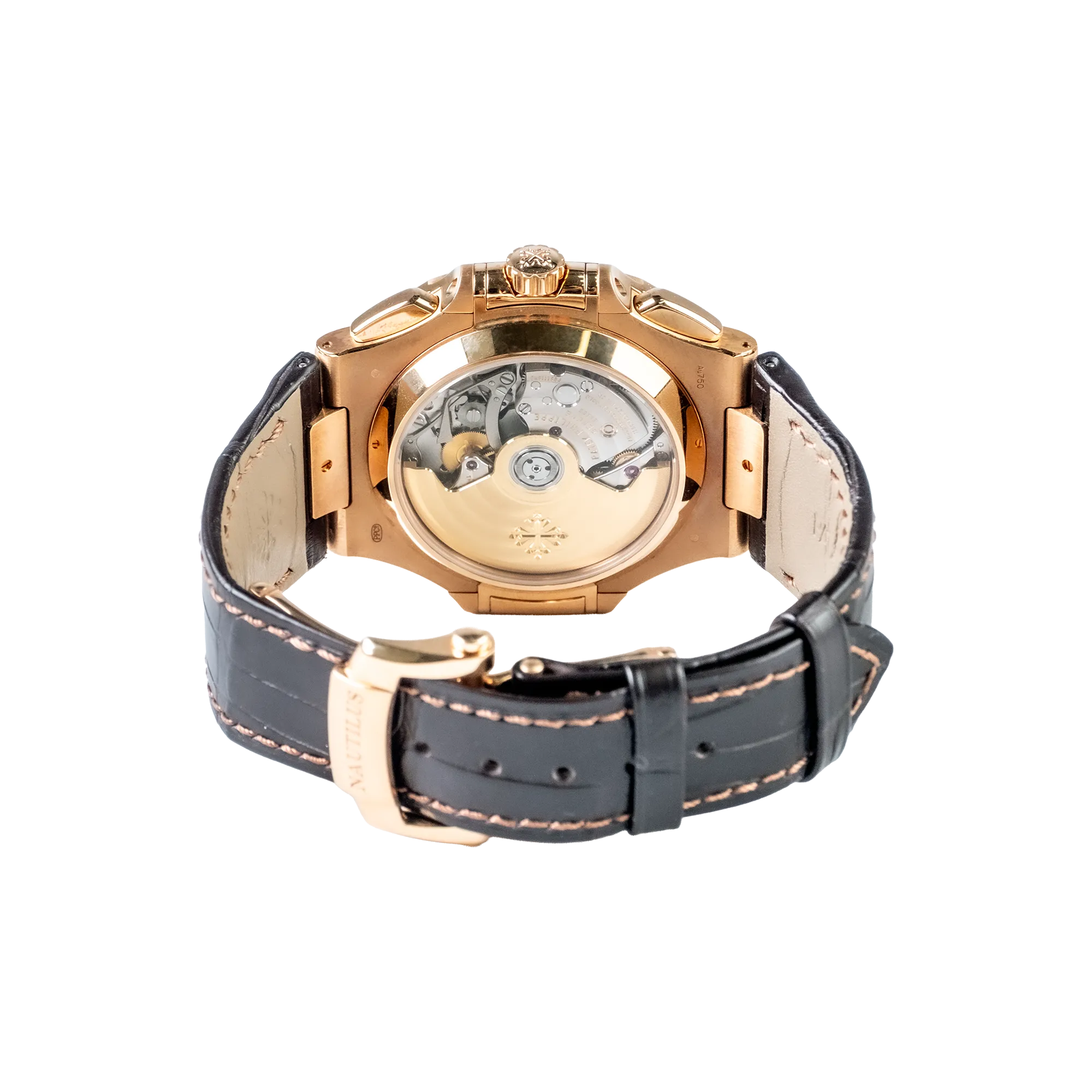 Patek Philippe Nautilus Chronograph Brown Dial 5980R-001 - Back