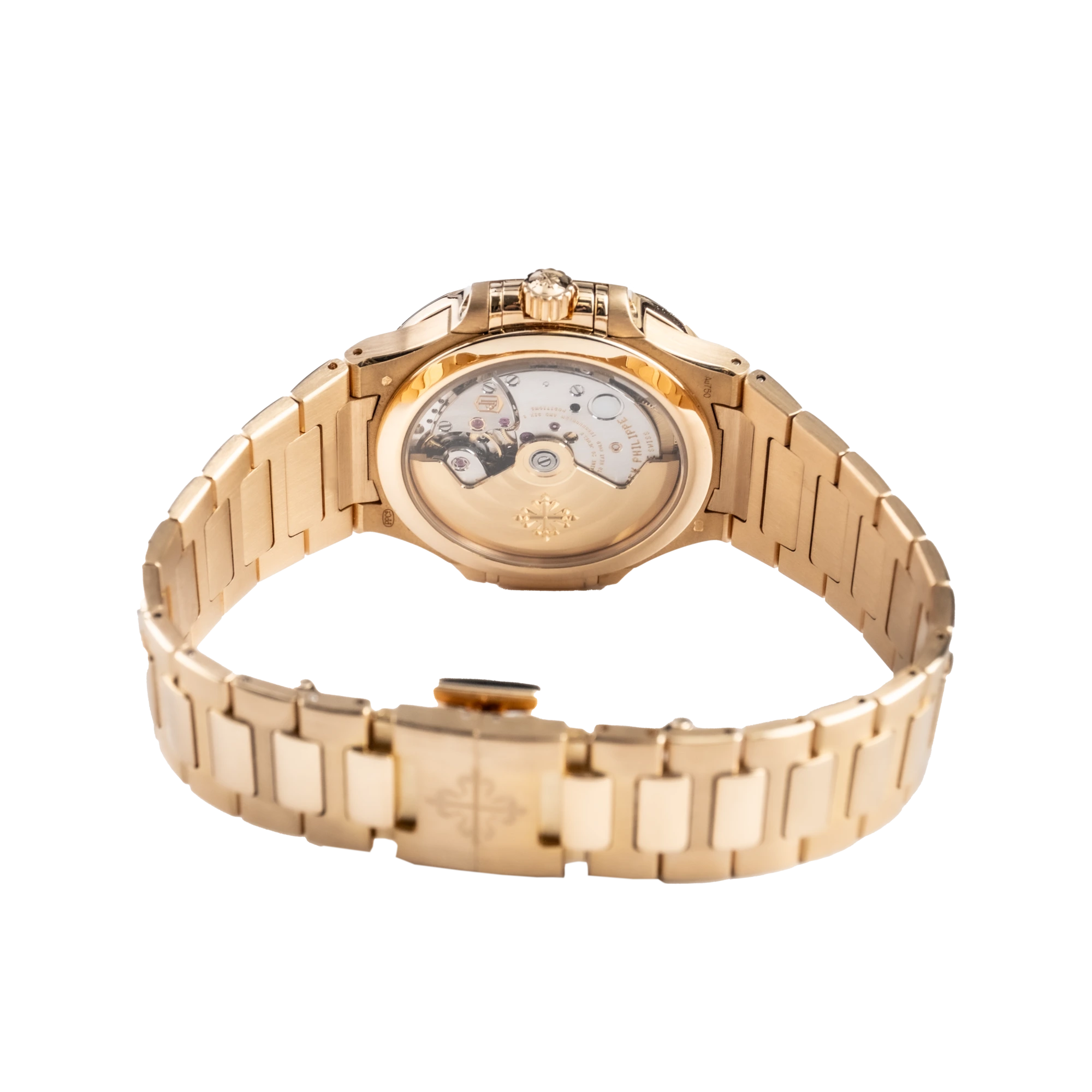 Patek Philippe Nautilus Lady Champagne Dial Rose Gold 35.2mm 7118/1R-010 - Case back