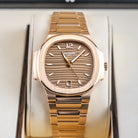 Patek Philippe Nautilus Lady Champagne Dial Rose Gold 35.2mm 7118/1R-010 - In box