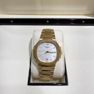 Patek Philippe Nautilus Lady Silvery Opaline Dial Rose Gold 35.2mm 7118/1R-001 - Preowned - Front