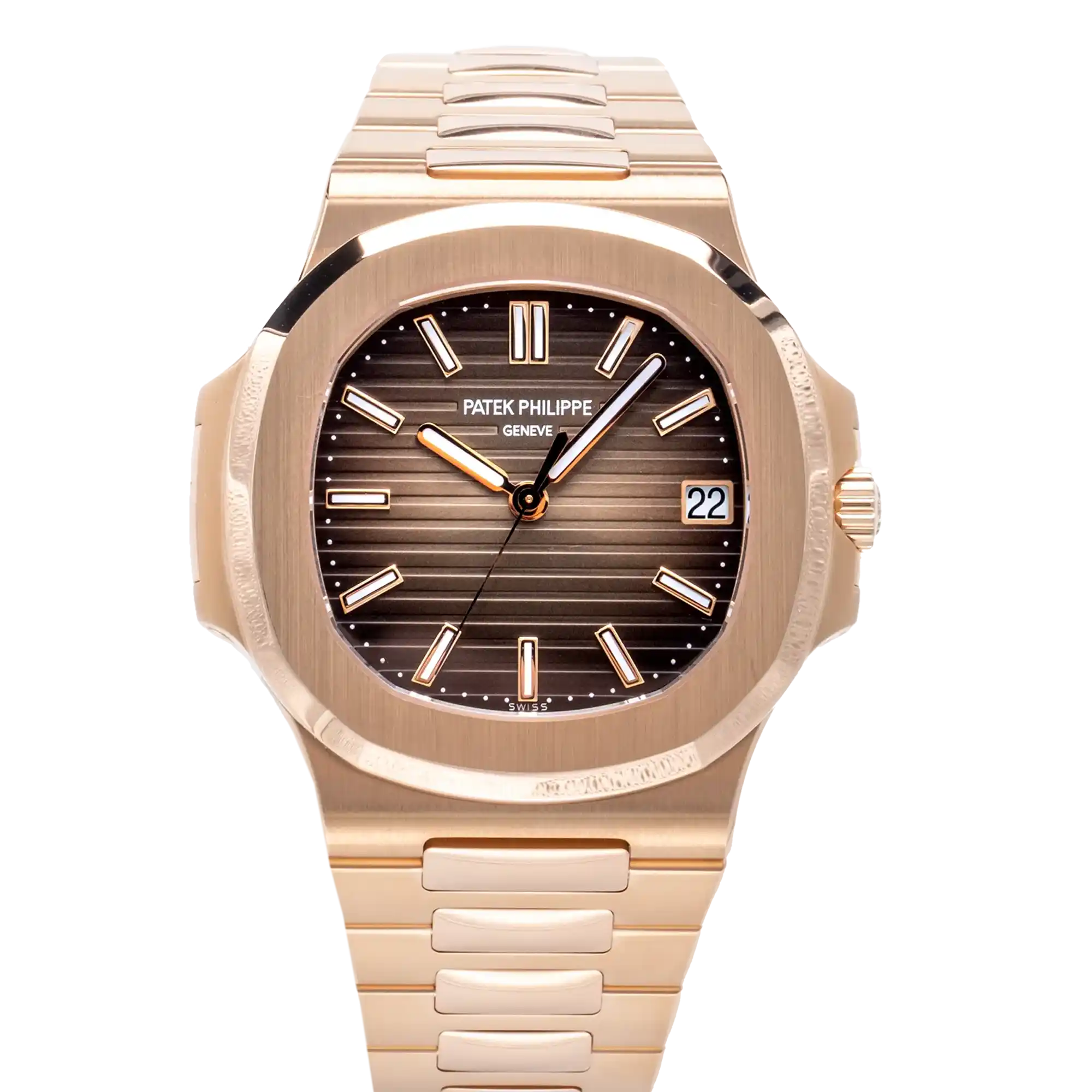 Patek Philippe Nautilus Rose Gold Brown Dial 5711/1R - Pre-owned