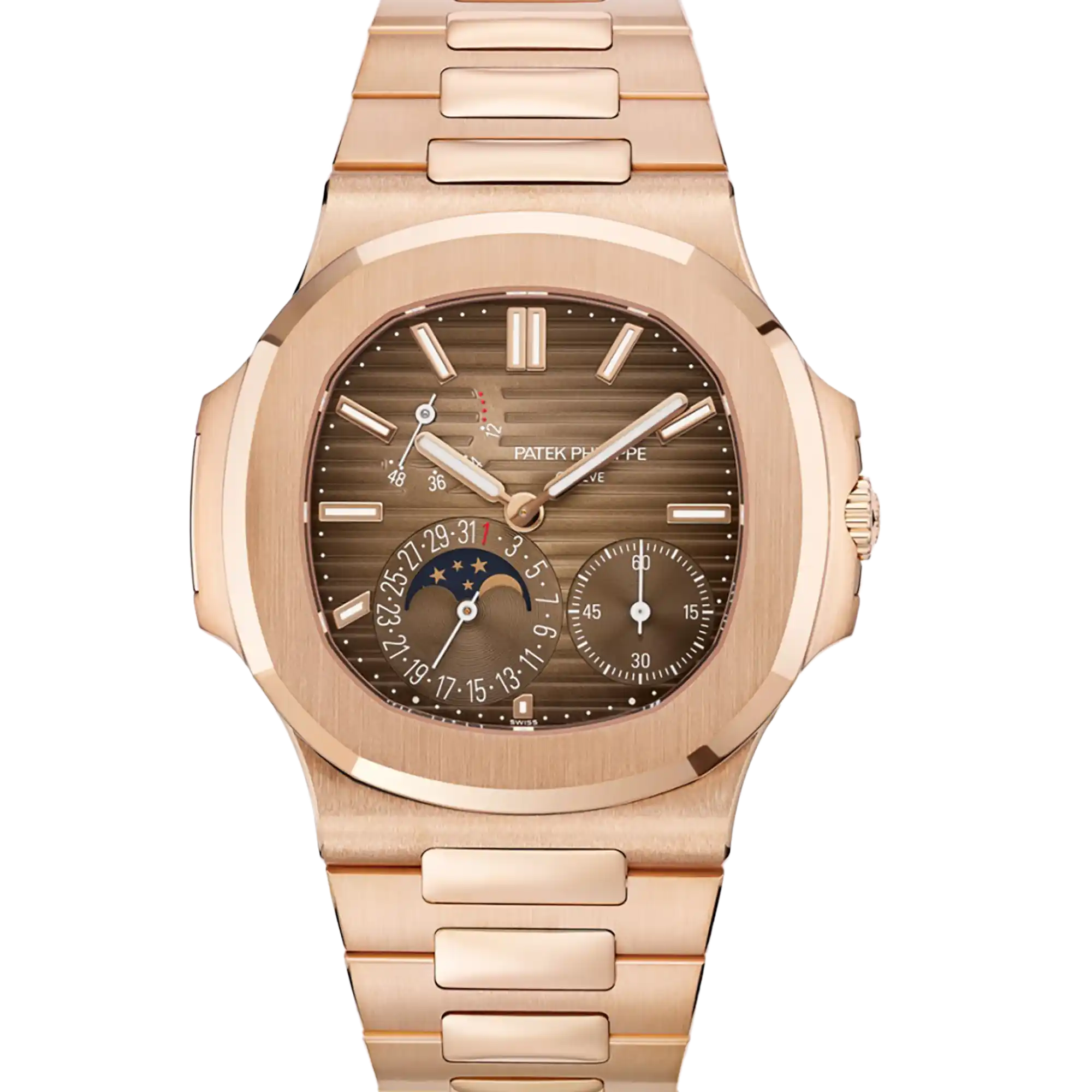 Patek Philippe Nautilus Rose Gold Brown Dial 5712/1R