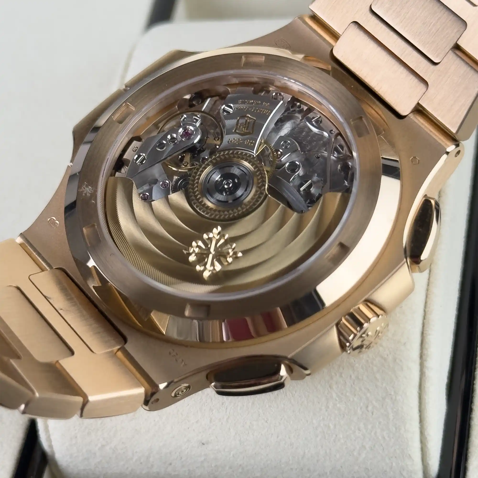 Patek Philippe Nautilus Travel Time Chronograph 5990/1R-001 - Case back