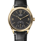 Rolex 1908 Yellow Gold Black Dial Black Alligator Strap 52508