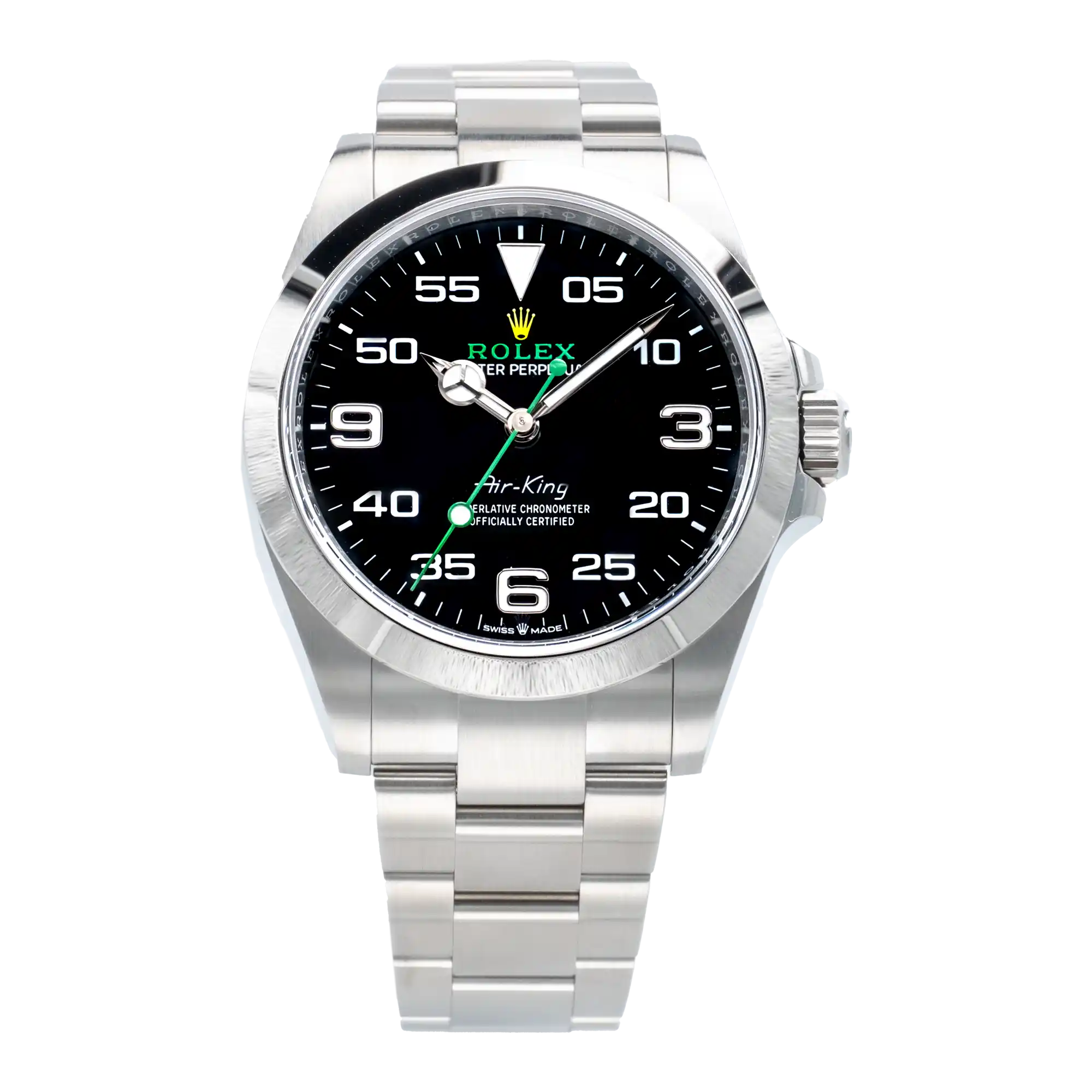 Rolex Air King Black Dial Oyster 126900 - Front