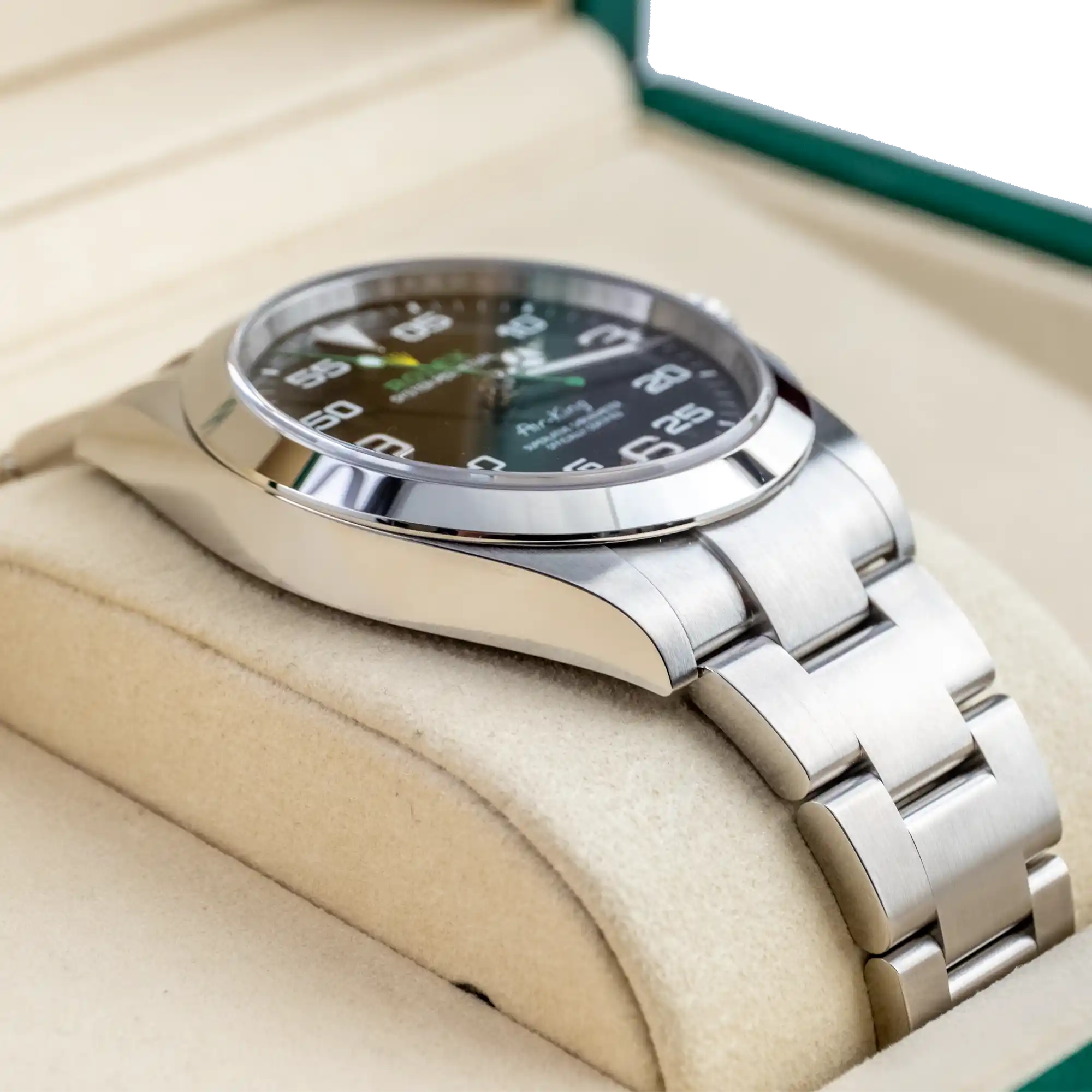 Rolex Air King Black Dial Oyster 126900 - Left