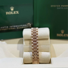 Rolex Datejust 28 Chocolate Diamond Rose Gold President 279135RBR - Bracelet