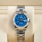 Rolex Datejust 31 Blue Floral Motif Diamond Dial Oyster 278274 - In box