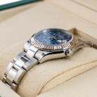 Rolex Datejust 31 Blue Floral Motif Diamond Dial Oyster 278274 - Right