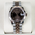 Rolex Datejust 31 Chocolate Roman Diamond Oystersteel Rose Gold Jubilee 278271 - In box