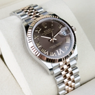 Rolex Datejust 31 Chocolate Roman Diamond Oystersteel Rose Gold Jubilee 278271 - Side 2