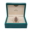 Rolex Datejust 31 Chocolate Roman Diamond Rose Gold President 278275 - Full set