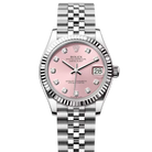 Rolex Datejust 31 Pink Diamond Oystersteel White Gold Jubilee 278274