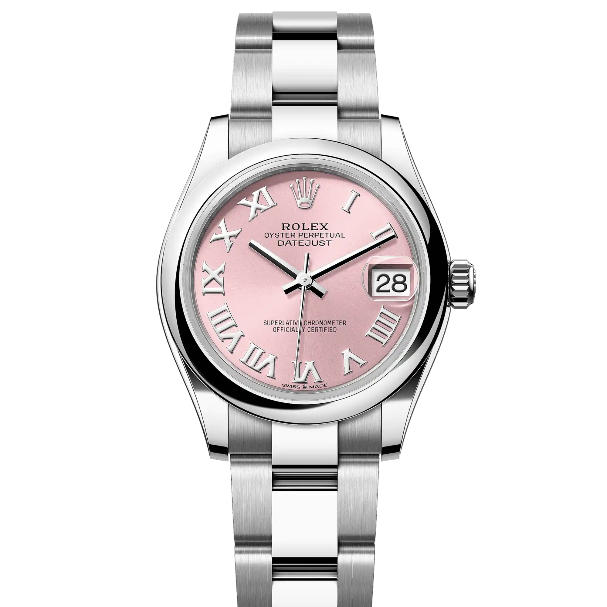 Rolex Datejust 31 Pink Roman Oystersteel Oyster 278240