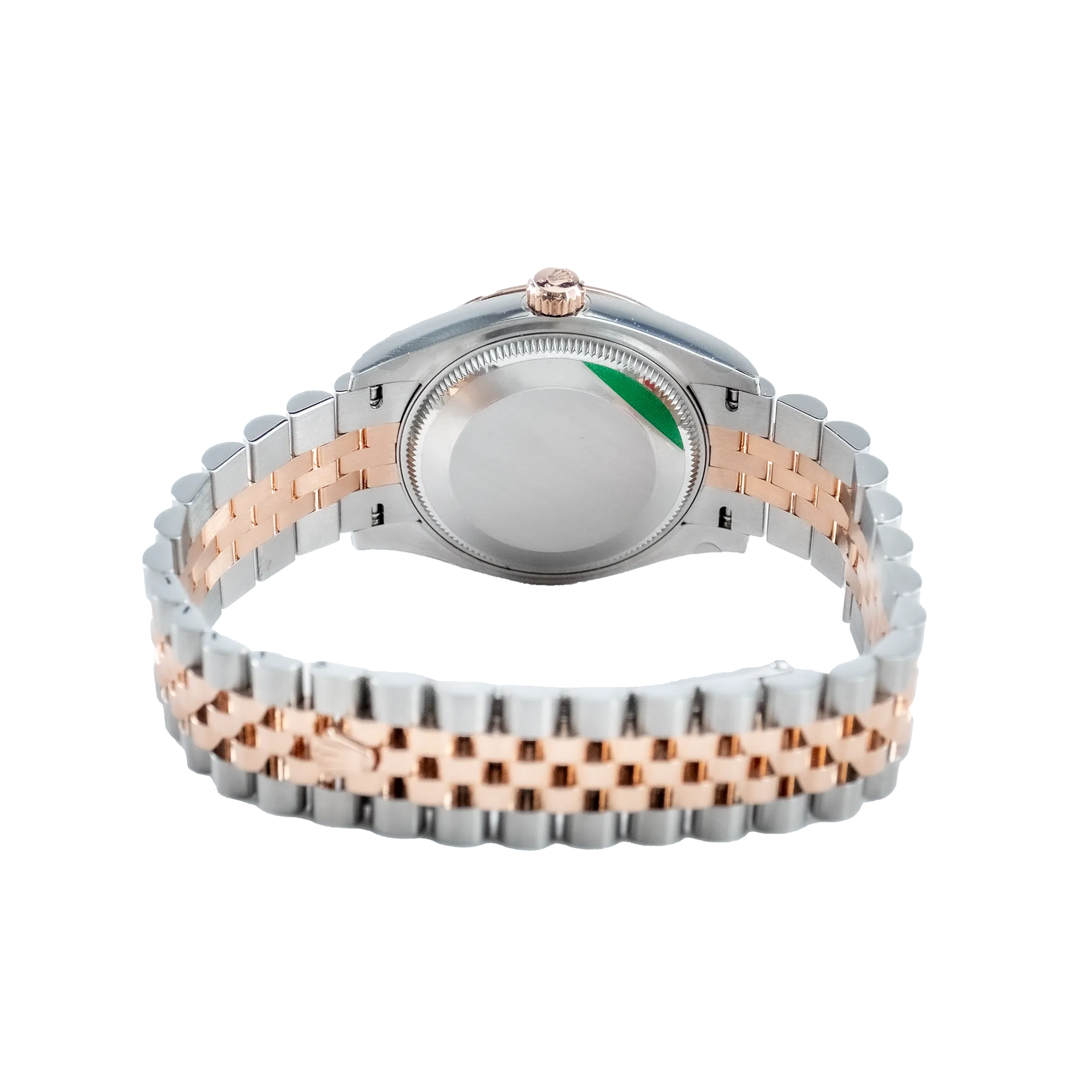 Rolex Datejust 31 Purple Roman Diamond Oystersteel Rose Gold Jubilee 278271 - Back