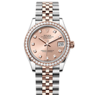 Rolex Datejust 31 Rose Diamond Oystersteel Rose Gold Jubilee 278381RBR