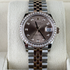 Rolex Datejust 31 Rose Diamond Oystersteel Rose Gold Jubilee 278381RBR - front