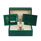 Rolex Datejust 31 Silver Diamond Oystersteel Rose Gold Jubilee 278271 - Full set