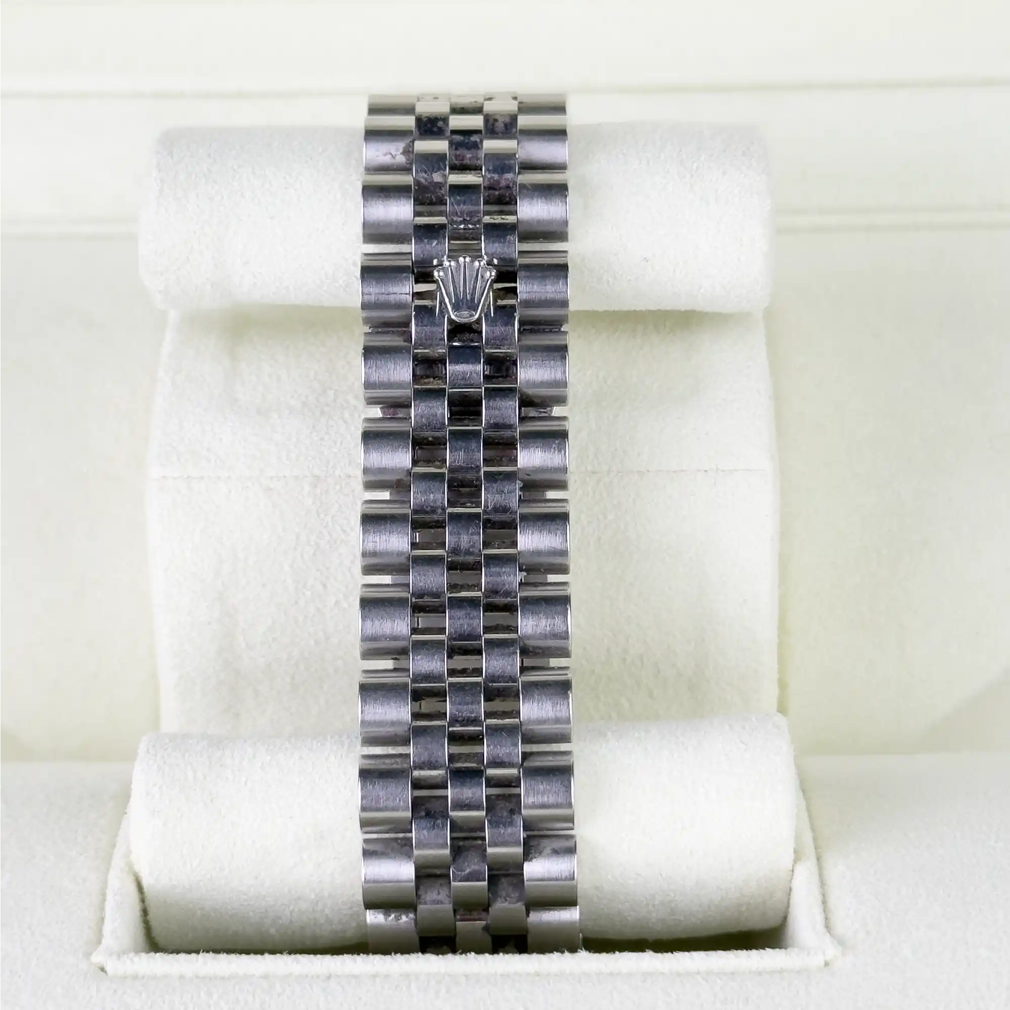 Rolex Datejust 31 Silver Index Oystersteel White Gold Jubilee 116200 - Bracelet 1