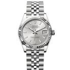 Rolex Datejust 31 Silver Index Oystersteel White Gold Jubilee 278274