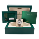 Rolex Datejust 31 Silver Index Oystersteel White Gold Jubilee 278274 - Full set