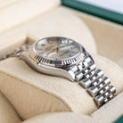 Rolex Datejust 31 Silver Index Oystersteel White Gold Jubilee 278274 - Left
