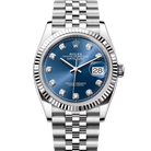 Rolex Datejust 36 Blue Diamond Oystersteel White Gold Jubilee 126234