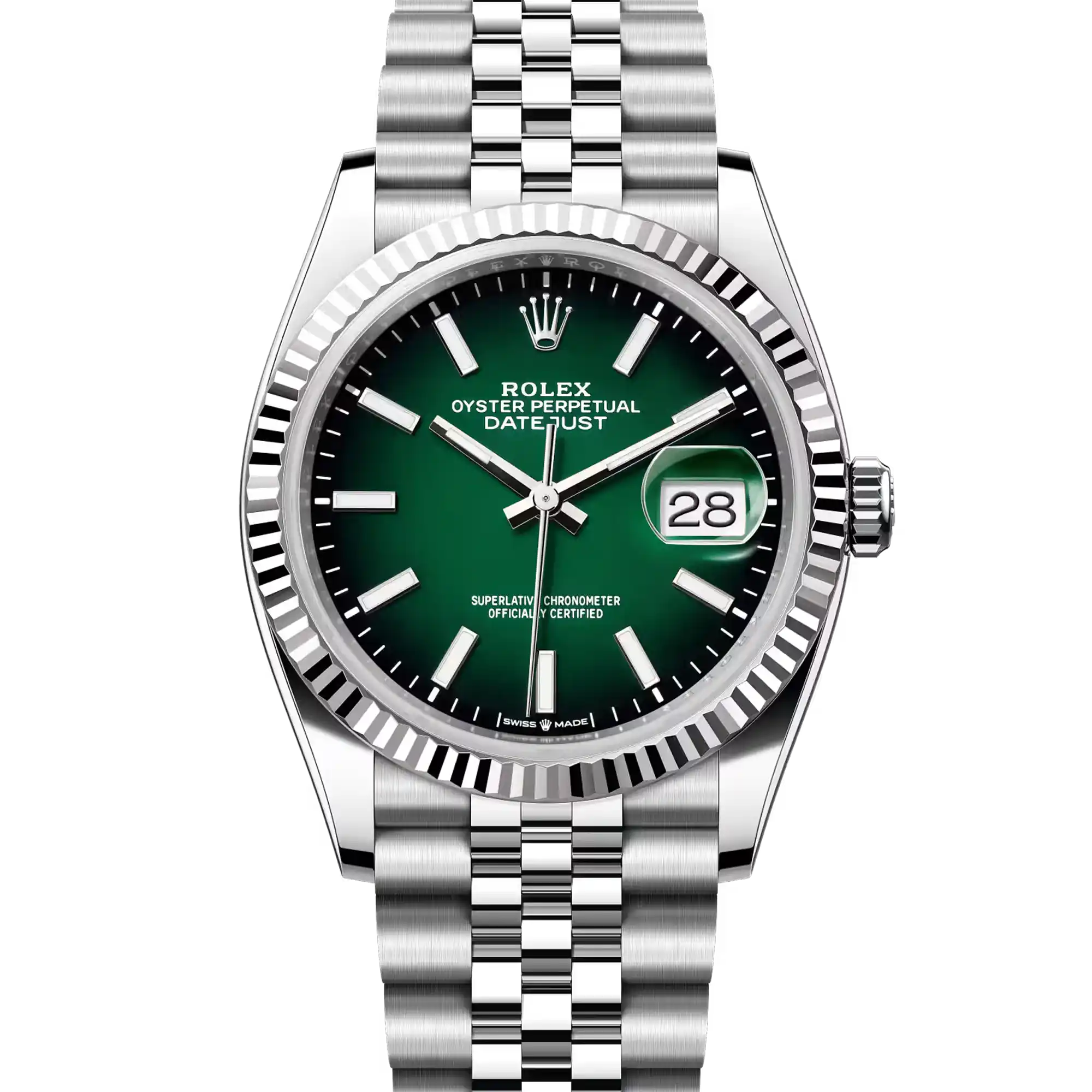 Rolex Datejust 36 Green Ombre Jubilee 126234 - 2026 New Releases