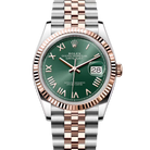 Rolex Datejust 36 Mint Green Rose Gold Oystersteel Jubilee 126231 - 2026 New Releases