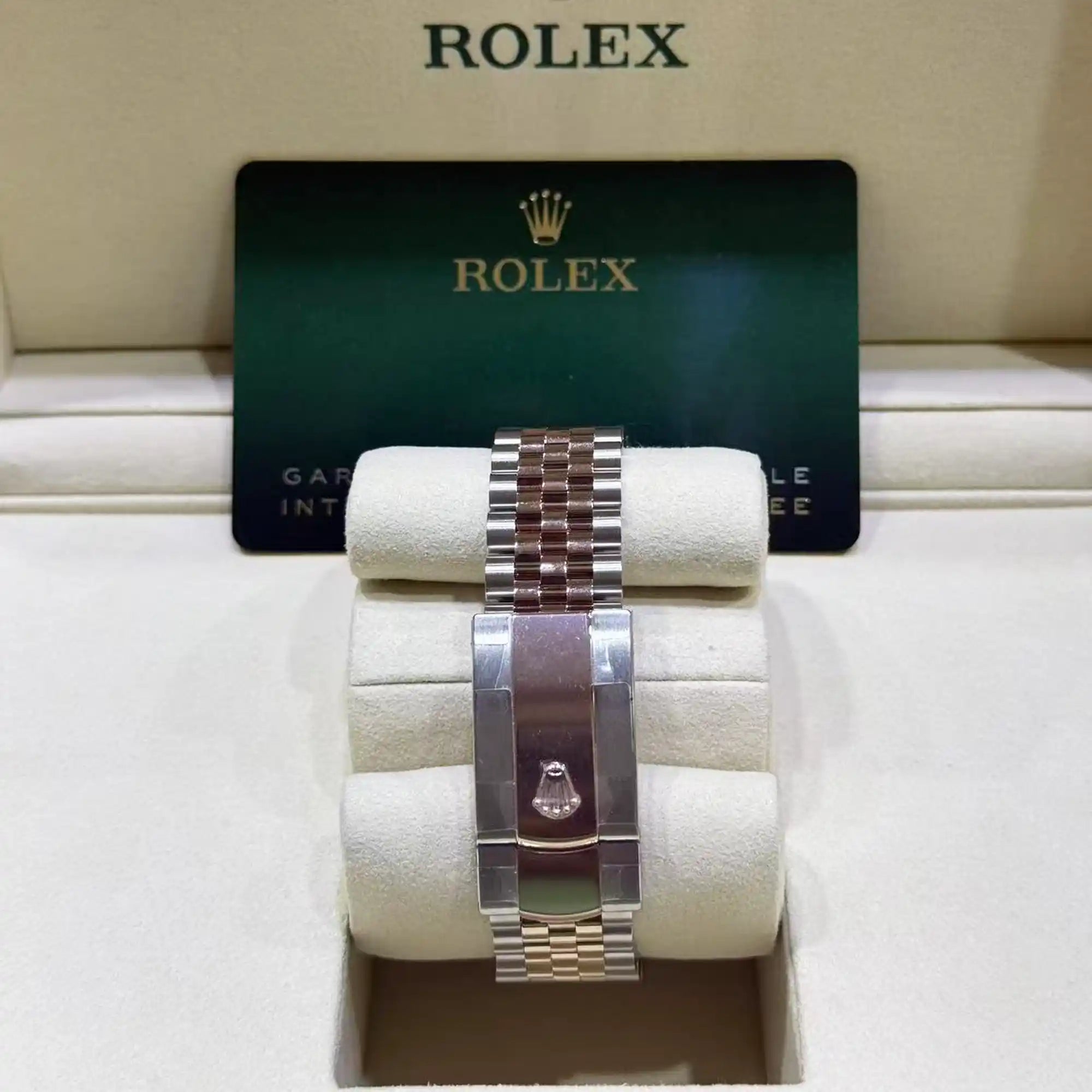 Rolex Datejust 36 Mother Of Pearl Diamond Oystersteel Rose Gold Jubilee 126281RBR - Bracelet
