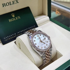 Rolex Datejust 36 Mother Of Pearl Diamond Oystersteel Rose Gold Jubilee 126281RBR - Side