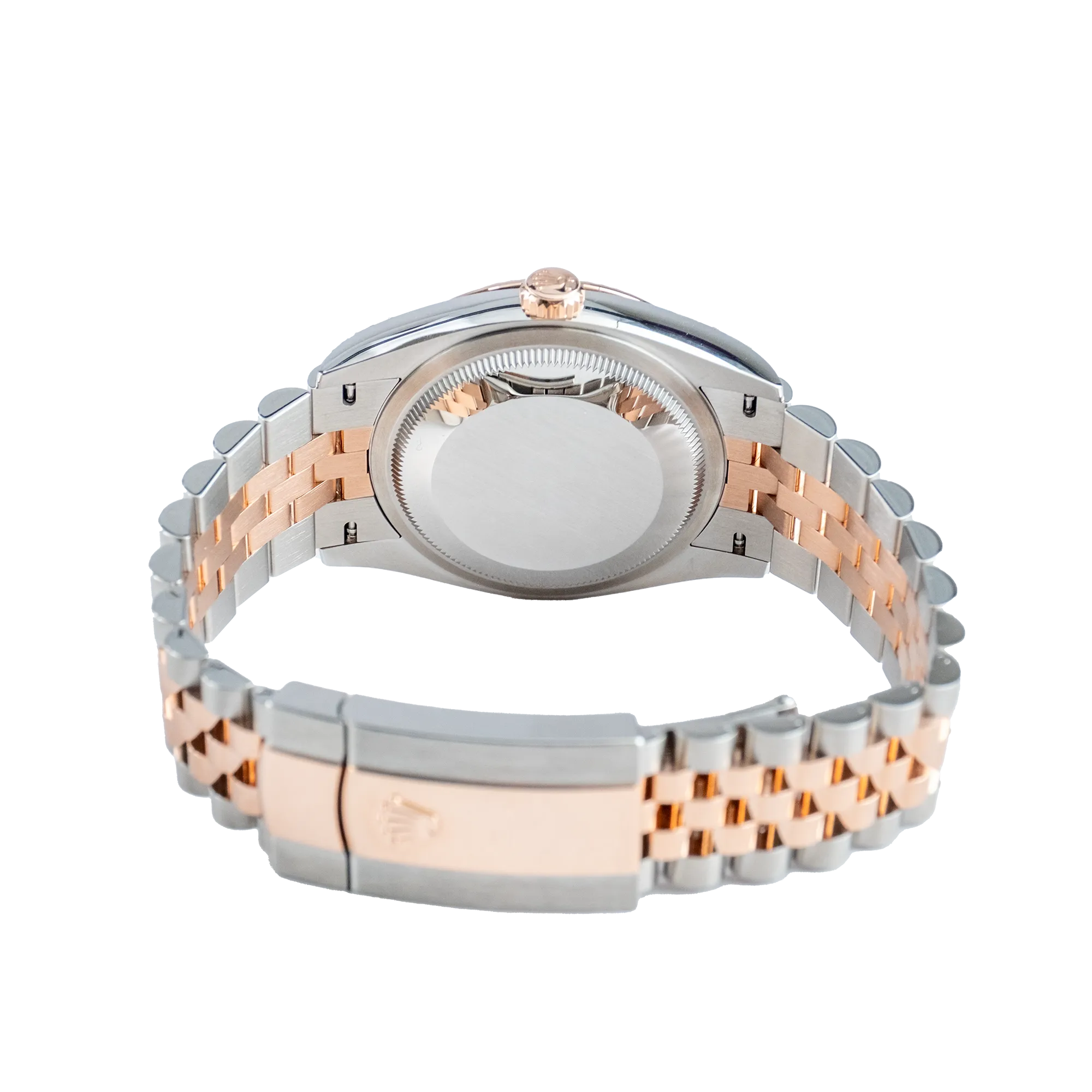 Rolex Datejust 36 Slate Roman Diamond Oystersteel Rose Gold Jubilee 126231 - Back