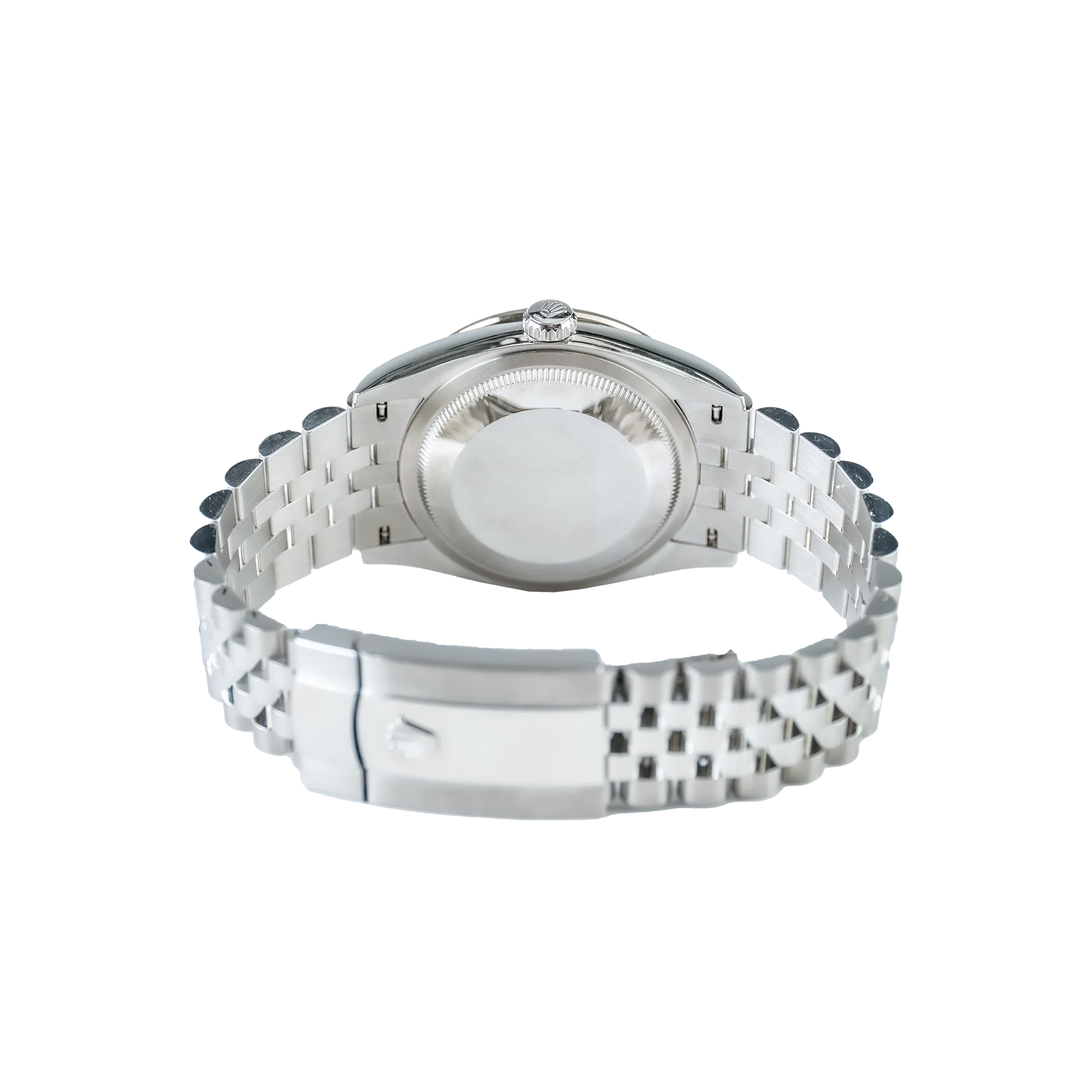 Rolex Datejust 36 White Roman Dial Diamond Bezel Jubilee 126284RBR-Back