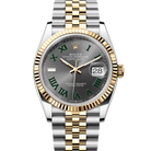 Rolex Datejust 36 Wimbledon Oystersteel Yellow Gold Jubilee 126233