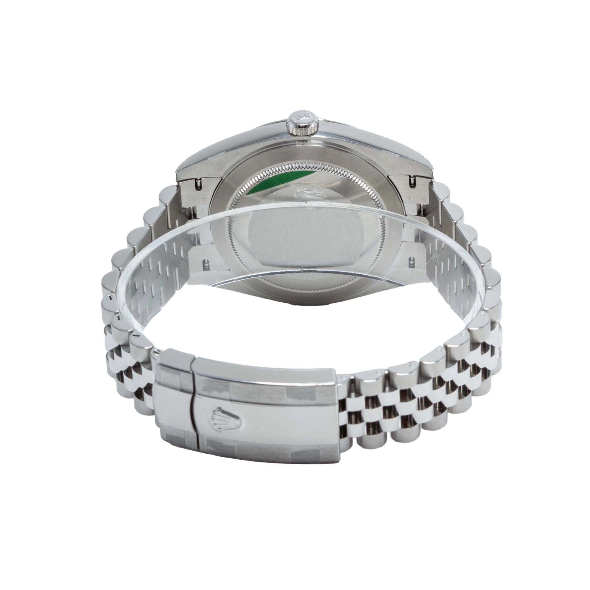 Rolex Datejust 41 Black Diamond Oystersteel White Gold Jubilee 126334 - Back