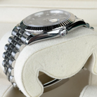 Rolex Datejust 41 Black Diamond Oystersteel White Gold Jubilee 126334 - Pre-Owned - Side 1