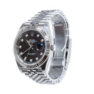 Rolex Datejust 41 Black Diamond Oystersteel White Gold Jubilee 126334 - Side