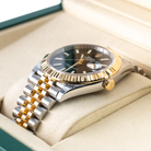 Rolex Datejust 41 Black Diamond Oystersteel Yellow Gold Jubilee 126333 - Right