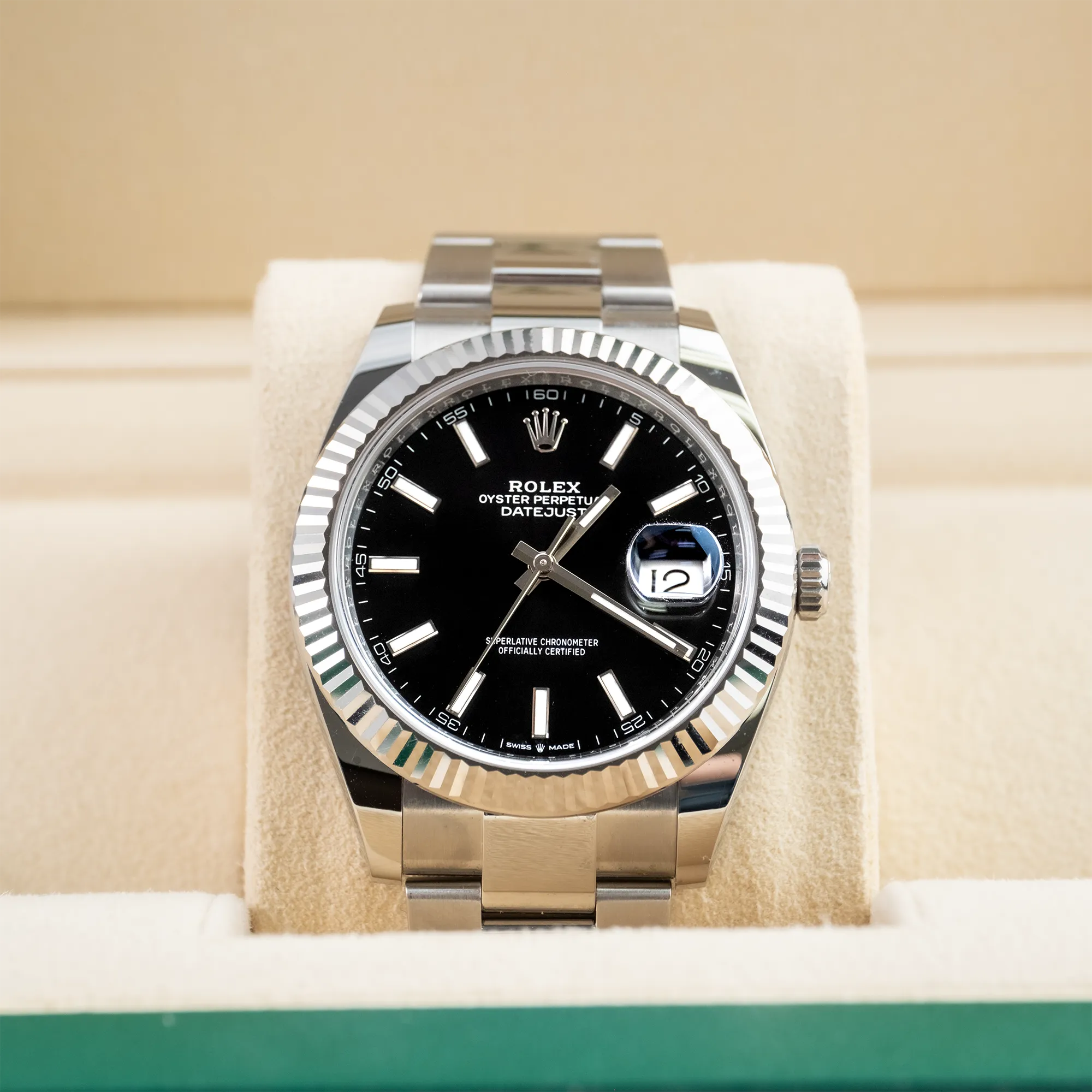 Rolex Datejust 41 Black Index 126334 - In box