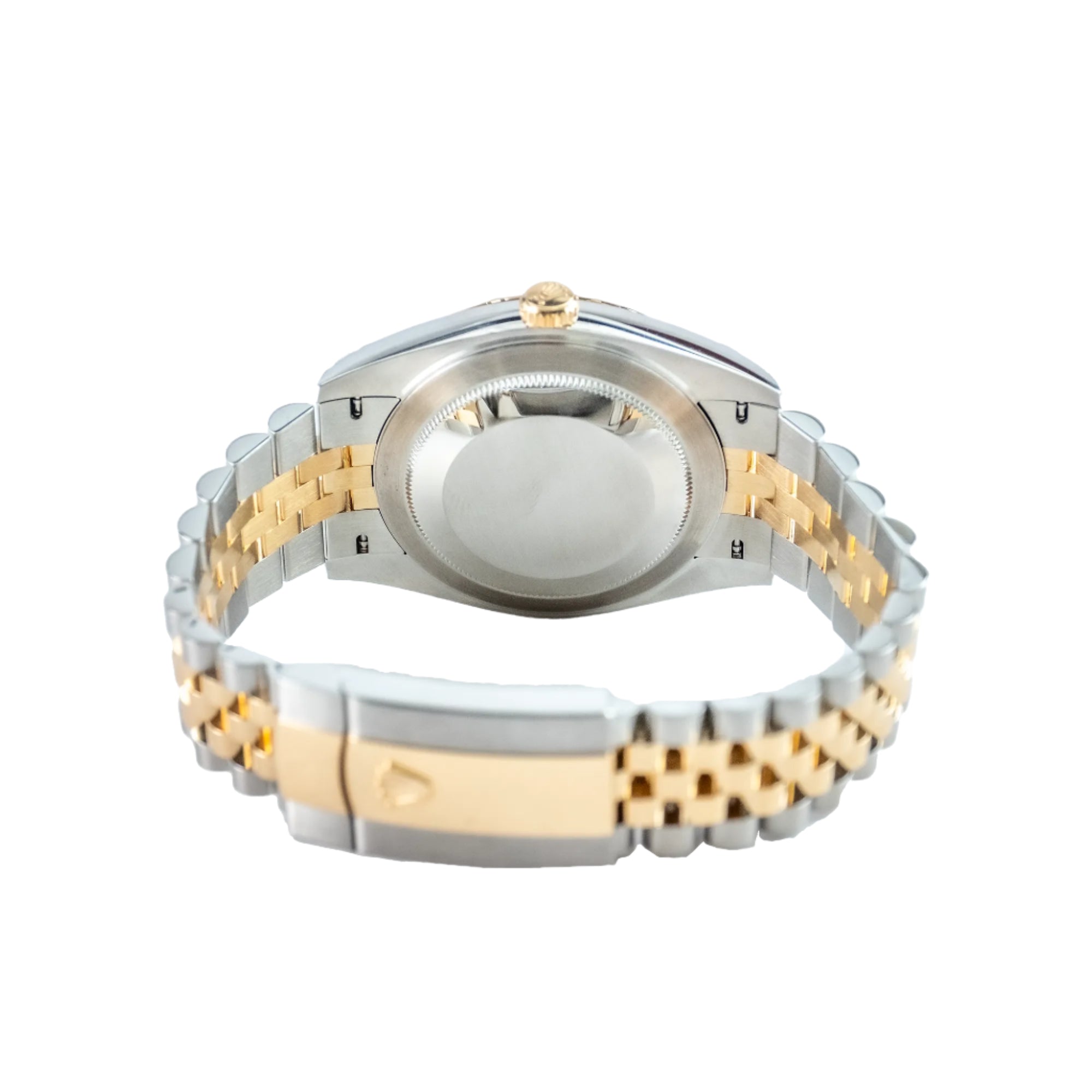 Rolex Datejust 41 Black Index Oystersteel Yellow Gold Jubilee 126333 - Back