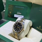 Rolex Datejust 41 Black Index Oystersteel Yellow Gold Oyster 126333 - Pre-Owned 2024 - Crown