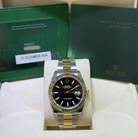 Rolex Datejust 41 Black Index Oystersteel Yellow Gold Oyster 126333 - Pre-Owned 2024 - Front